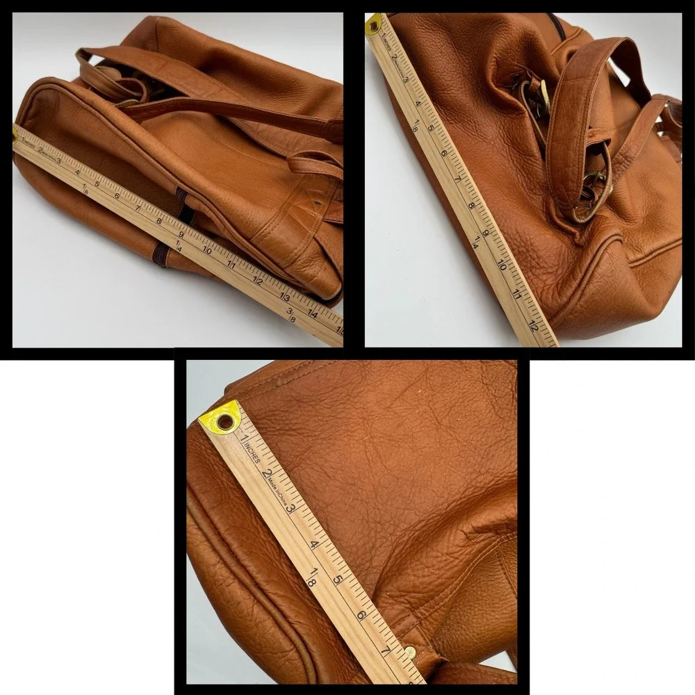 Latico Leather Backpack Cognac Brown Distressed Laptop Travel Bag Boho Artisan